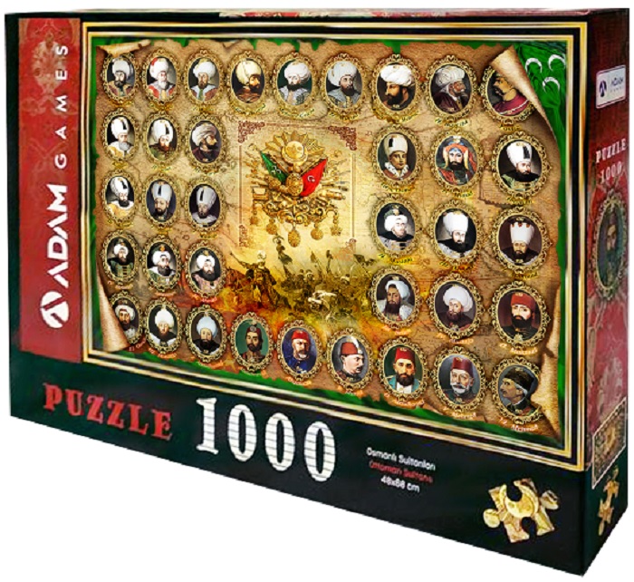 Osmanlı Sultanları 1000 Parça Puzzle (48x68)