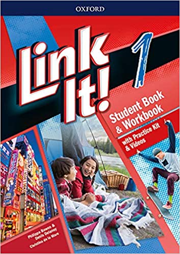 Link It! 1 Student Book & Workbook with Practice Kit & Videos