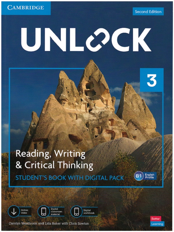 Unlock 3 Reading - Writing & Critical Thinking Student's Book with Digital Pack