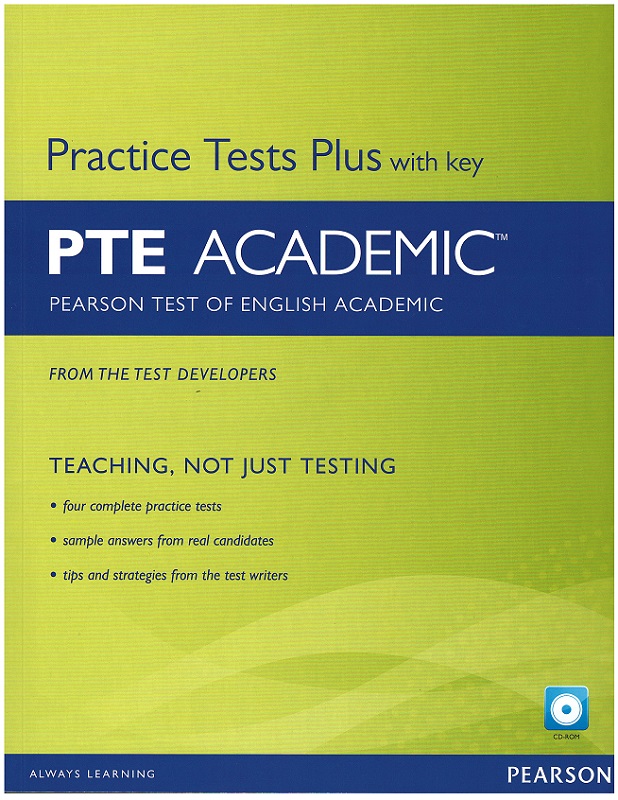 PTE Academic Practice Tests Plus with key and CD-ROM