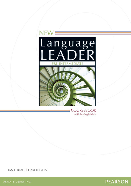 New Language Leader Pre-intermediate coursebook and MyEnglishLab pack