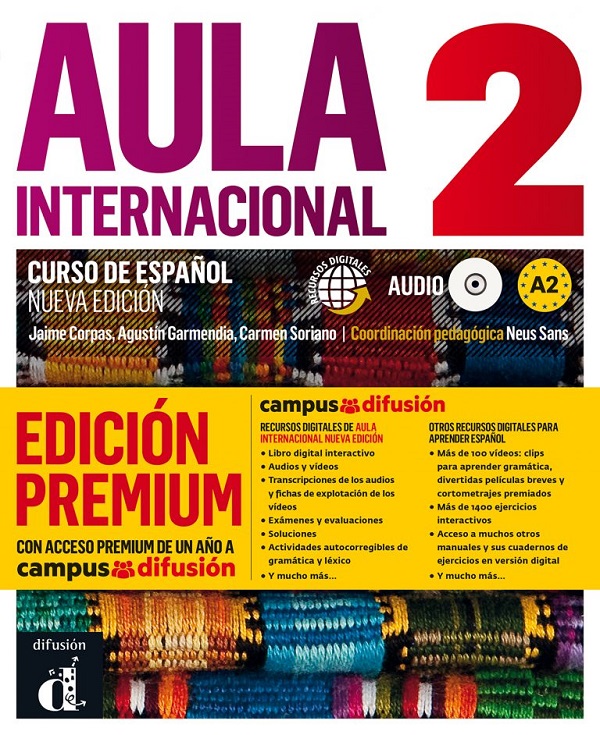 Aula Int 2 Nueva edición Libro del alumno + CD + Prem A2