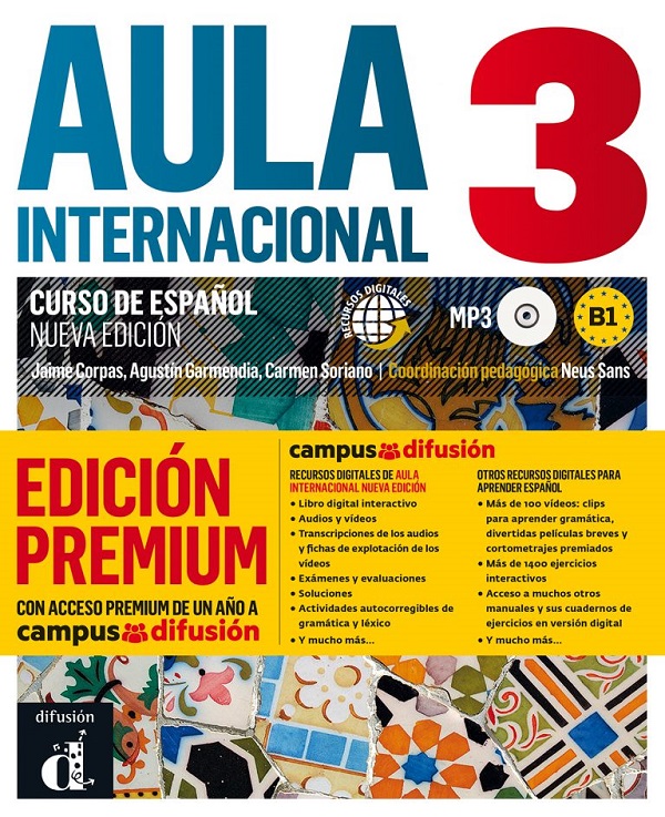 Aula Int 3 Nueva edición Libro del alumno + CD + Prem B1