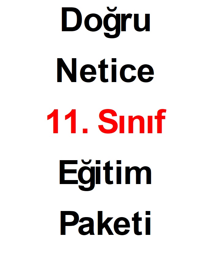 Doğru Netice 11. Sınıf Eğitim Paketi