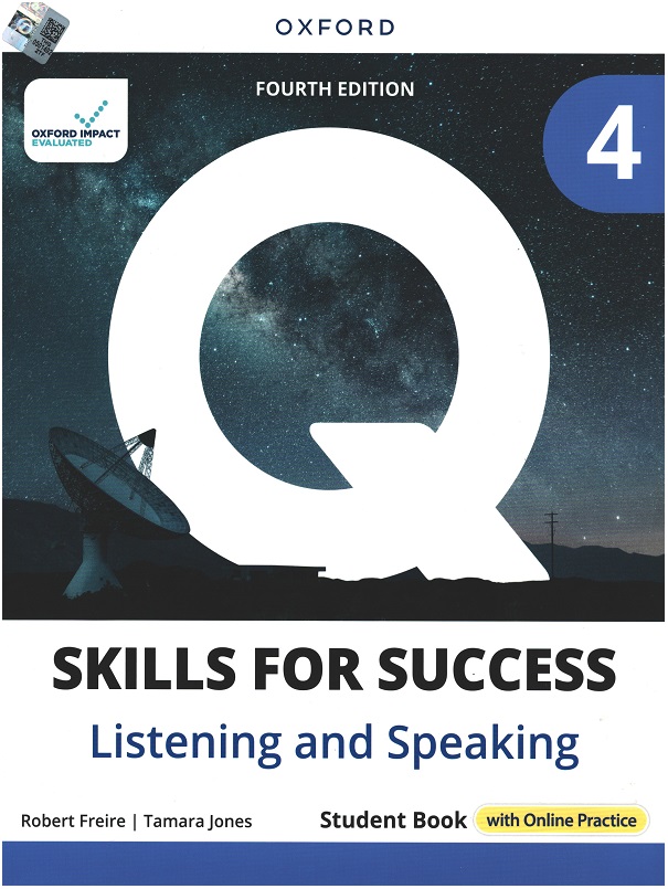 Q Skills for Success 4 - Listening and Speaking Student Book with Online Prectice (4th Ed)