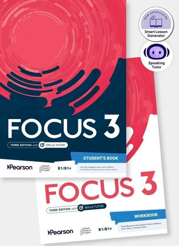 Focus 3rd Edition Level 3 Student's Book and Workbook with Online Practice