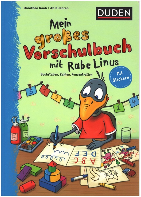 Mein großes Vorschulbuch mit Rabe Linus