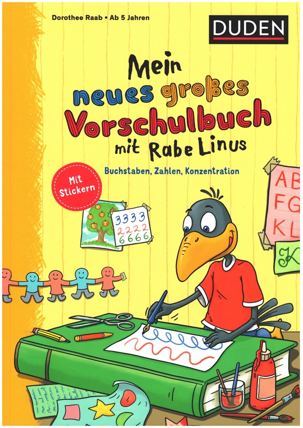 Mein neues großes Vorschulbuch mit Rabe Linus