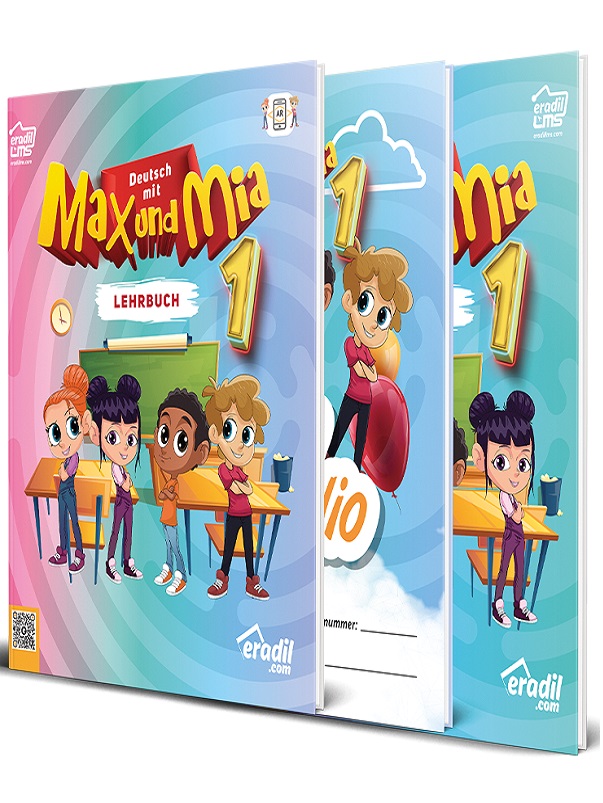 Max und Mia 1 - Lehrbuch + Mein Portfolio + Arbeitsbuch (3 Kitap)